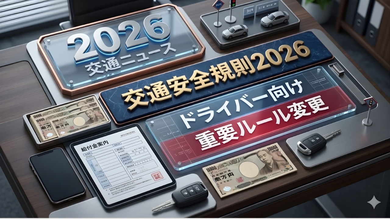 2026年交通安全規則が大改正｜ドライバー必見の新ルールまとめ