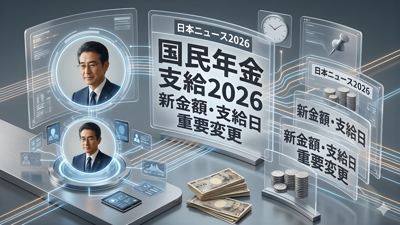 2026年日本の国民年金がついに改定｜新しい支給額・支給日・変更点まとめ