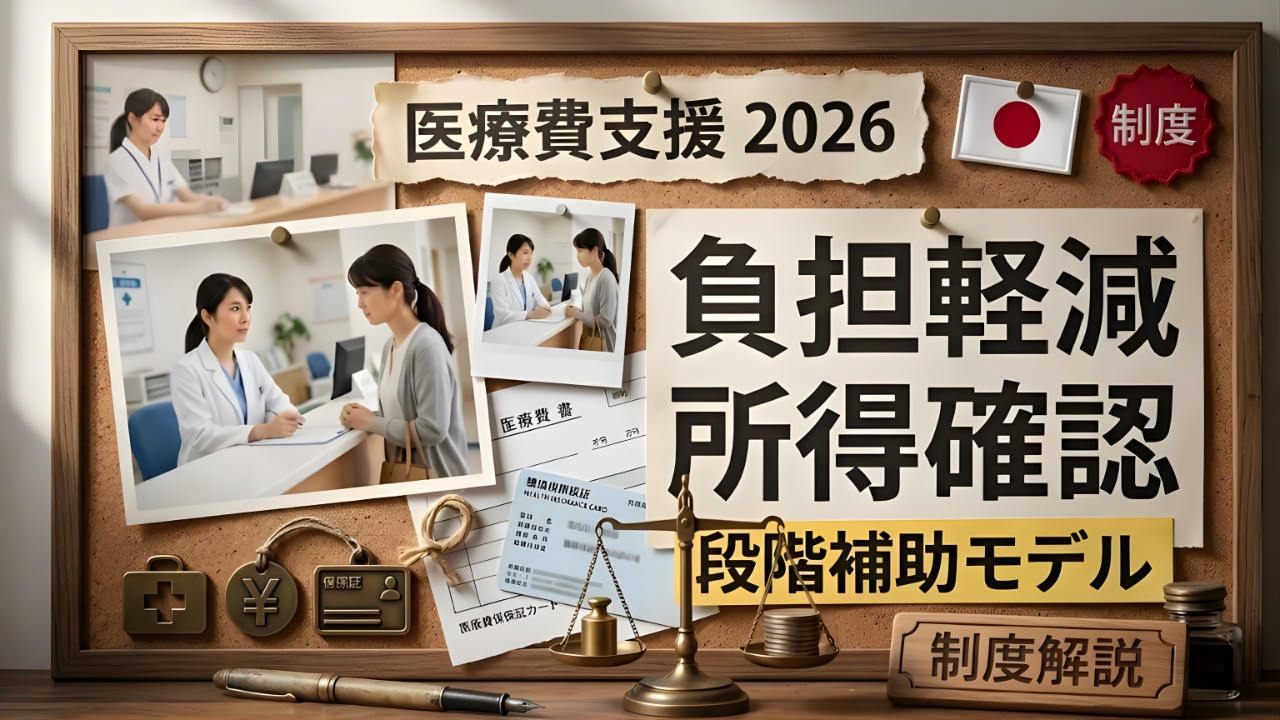 2026年版 医療費が安くなる！所得別で分かる最新「負担軽減制度」の全貌
