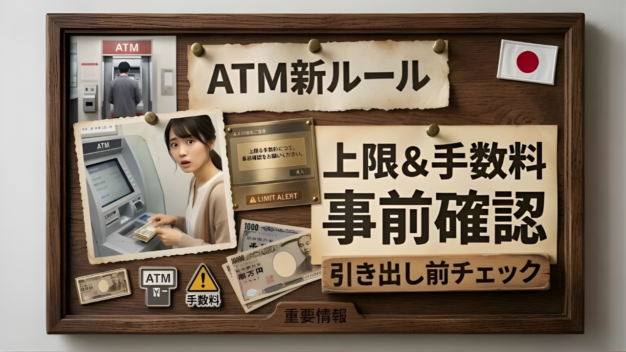 2026年版 日本ATM出金ルール完全ガイド｜手数料と限度額まとめ