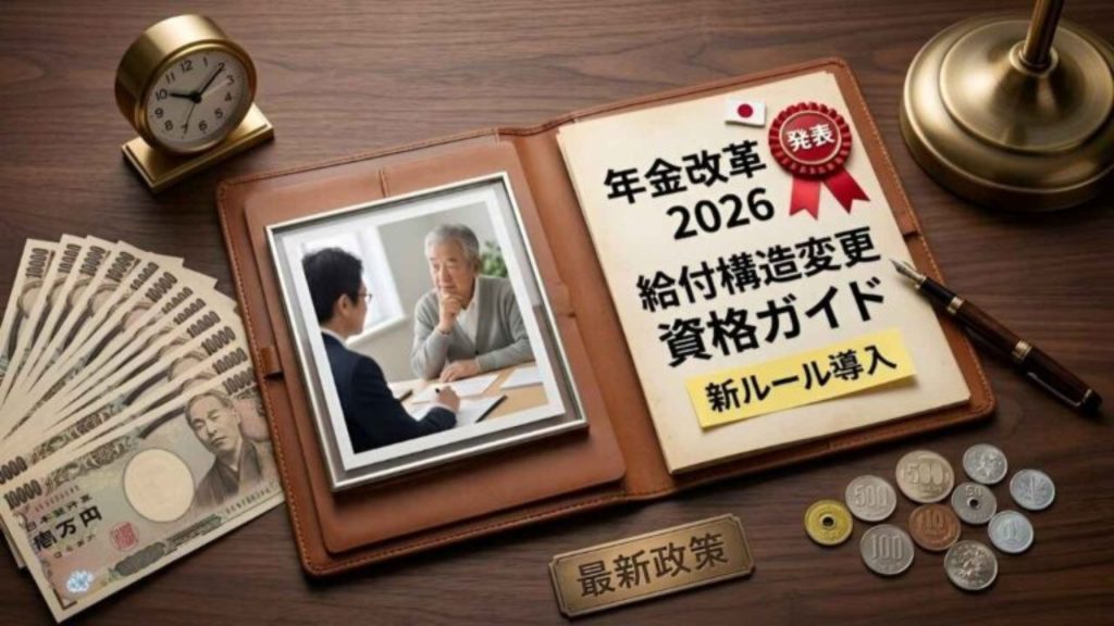 2026年版 日本の年金制度大改革｜給付構造と受給資格はどう変わるのか完全解説