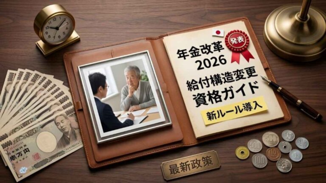 2026年版 日本の年金制度大改革｜給付構造と受給資格はどう変わるのか完全解説