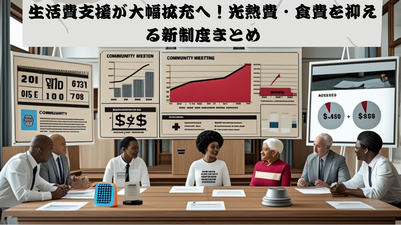 2026年版｜生活費支援が大幅拡充へ！光熱費・食費を抑える新制度まとめ