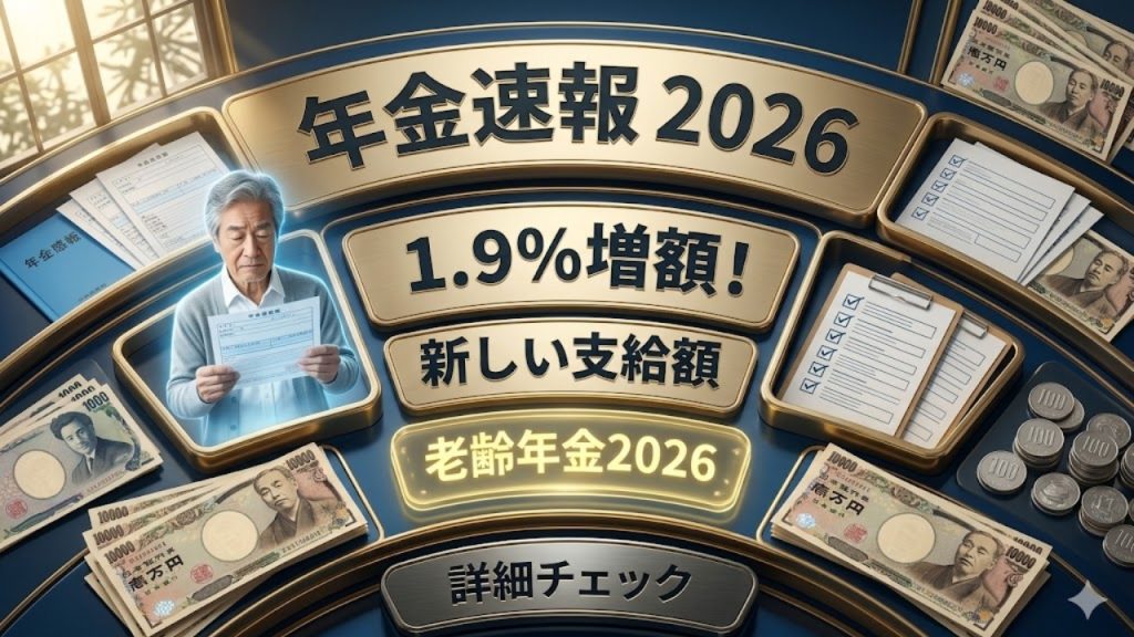 2026年老齢年金が1.9％増額へ｜最新支給額と受給者が知るべきポイント