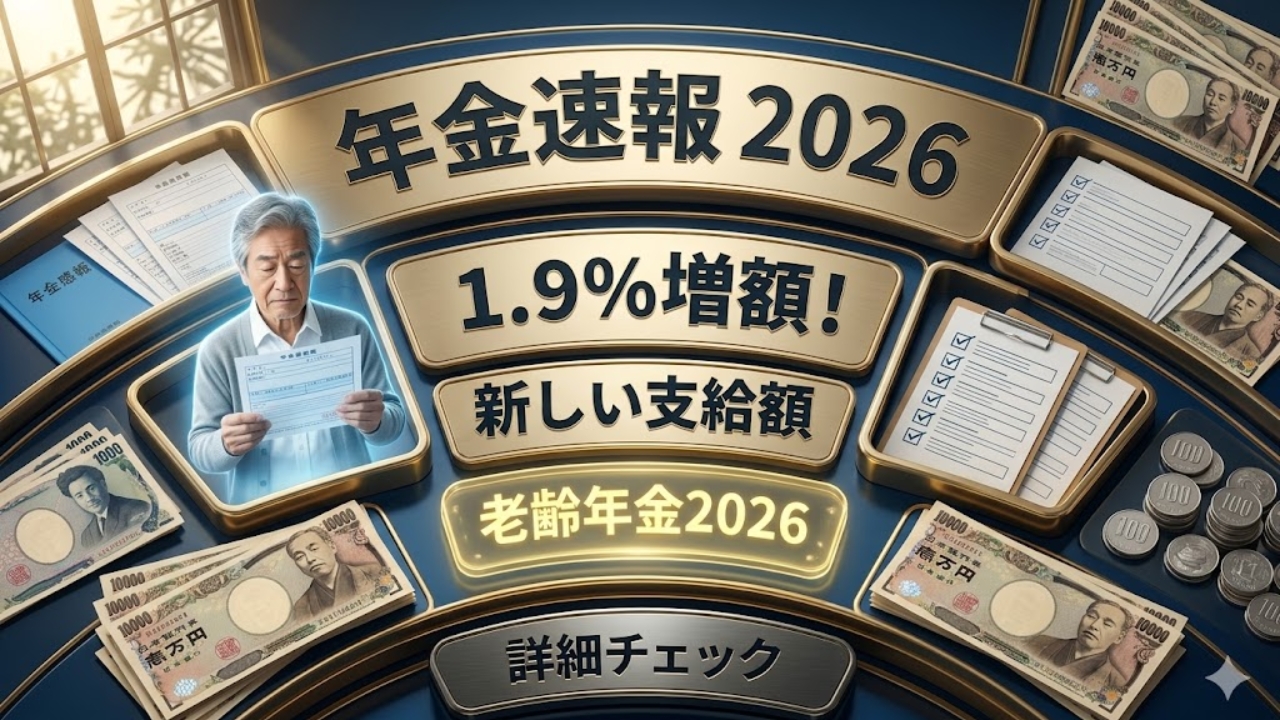 2026年老齢年金が1.9％増額へ｜最新支給額と受給者が知るべきポイント
