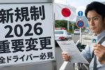 2026年運転免許が大激変｜全ドライバー必見の新規制まとめ
