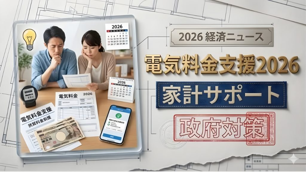 2026年電気料金支援計画｜家庭負担を大幅軽減する最新政府対策