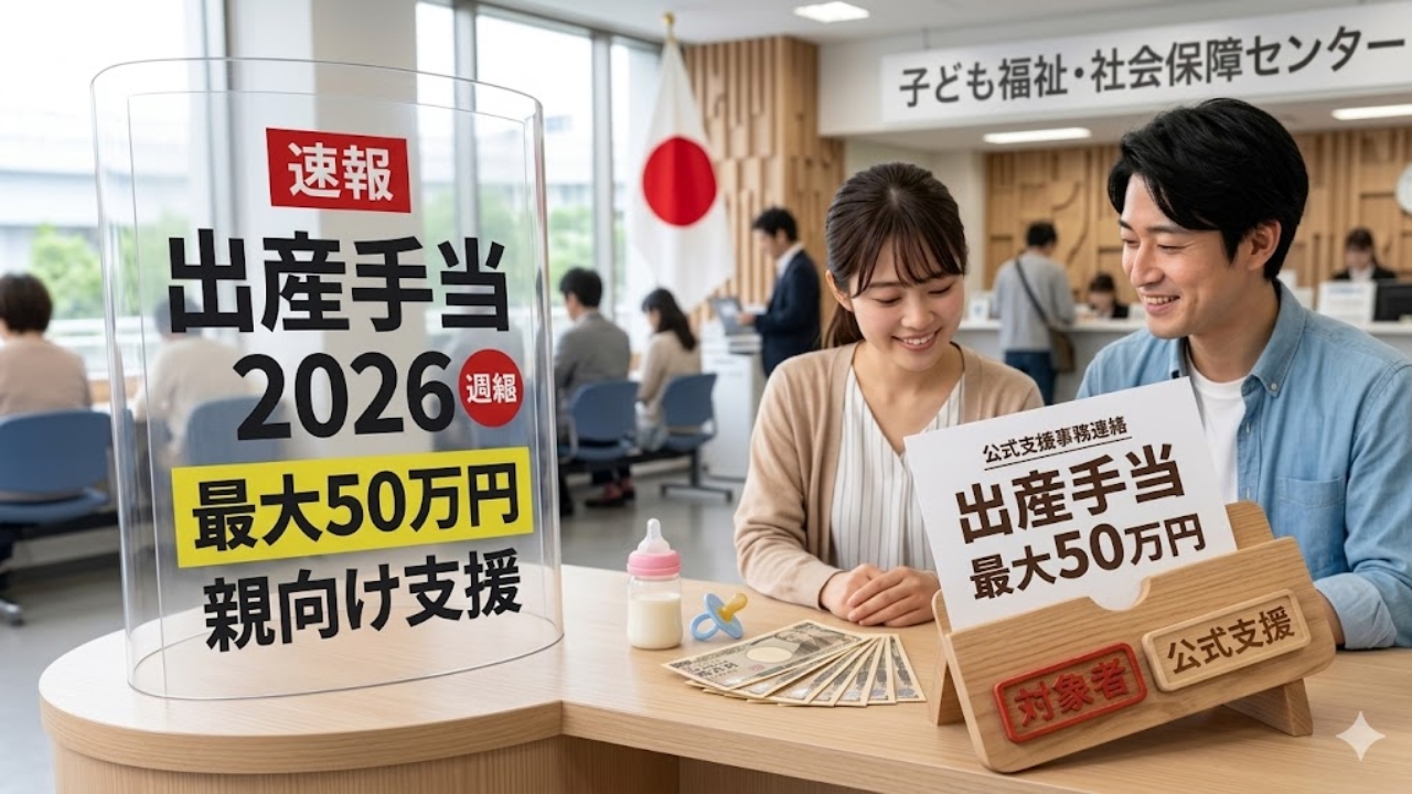 【最新版】出産給付金2026｜対象者と支給額を完全解説