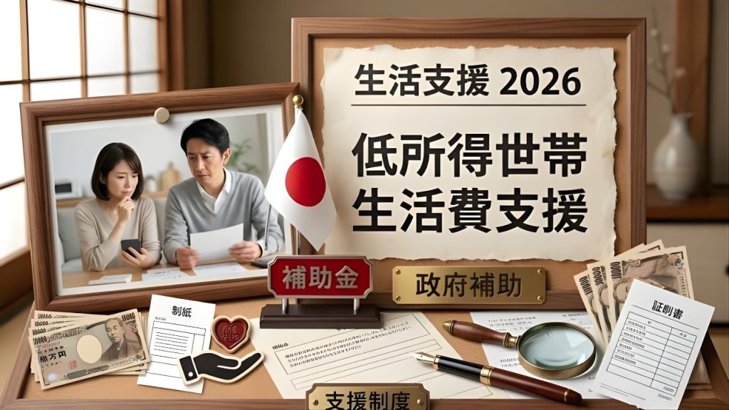 低所得世帯に最大級の支援へ｜2026年日本の生活費補助制度と申請手順を解説