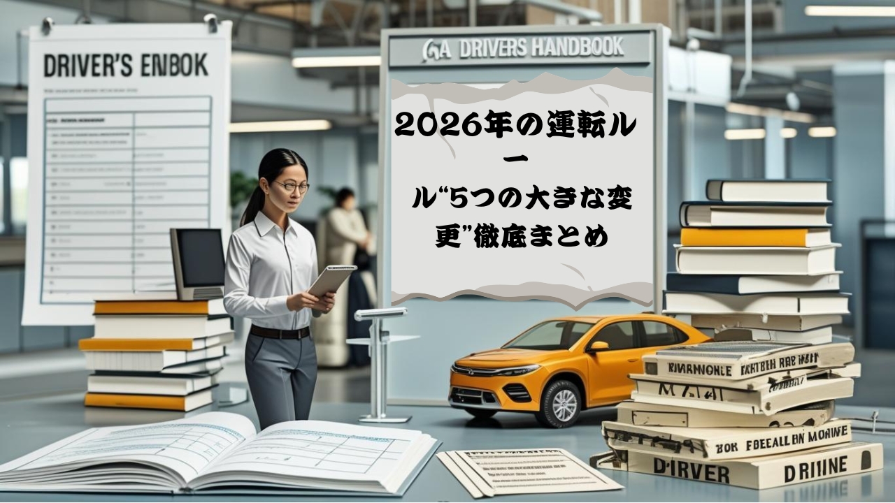 免許更新前に必読！2026年の運転ルール“5つの大きな変更”徹底まとめ
