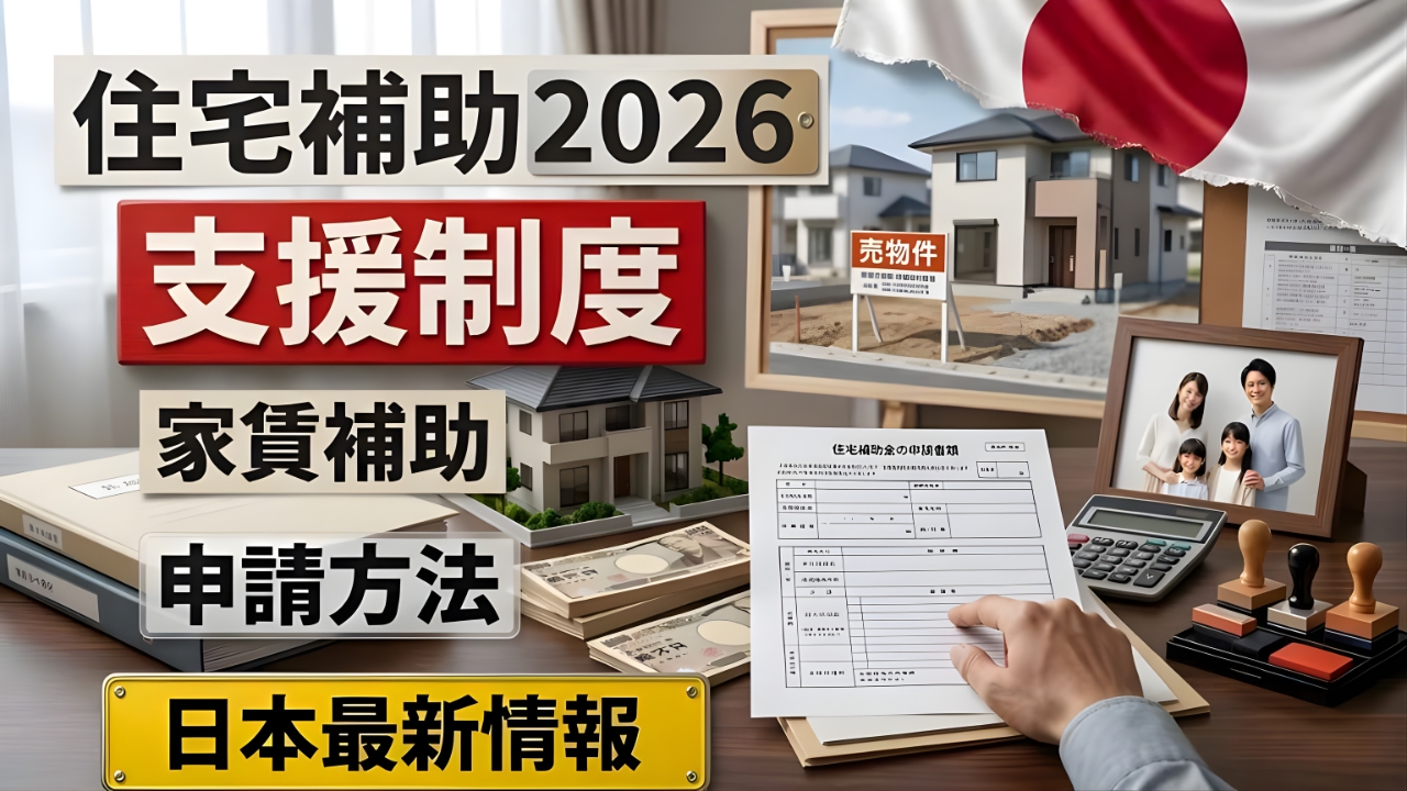日本の住宅補助制度2026｜新たな生活支援はこう変わる！支給額と申請方法まとめ