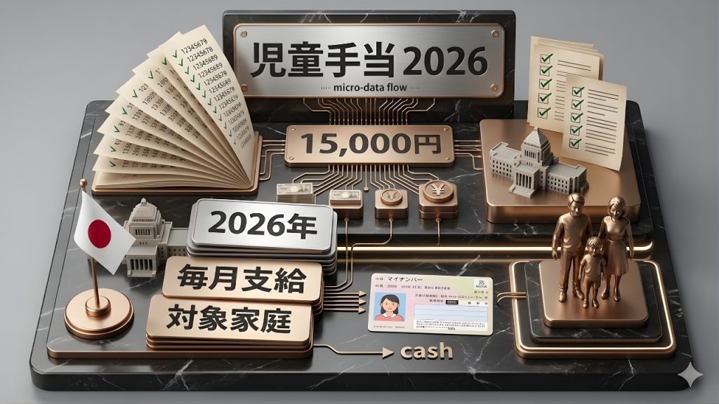日本の児童手当2026｜保護者必見！月15,000円を今すぐ受給可能