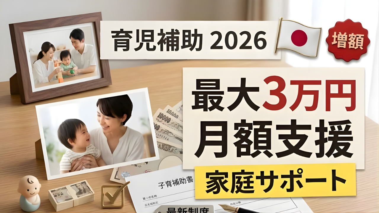 日本育児補助金2026｜家庭負担を軽減する新制度と支給条件まとめ