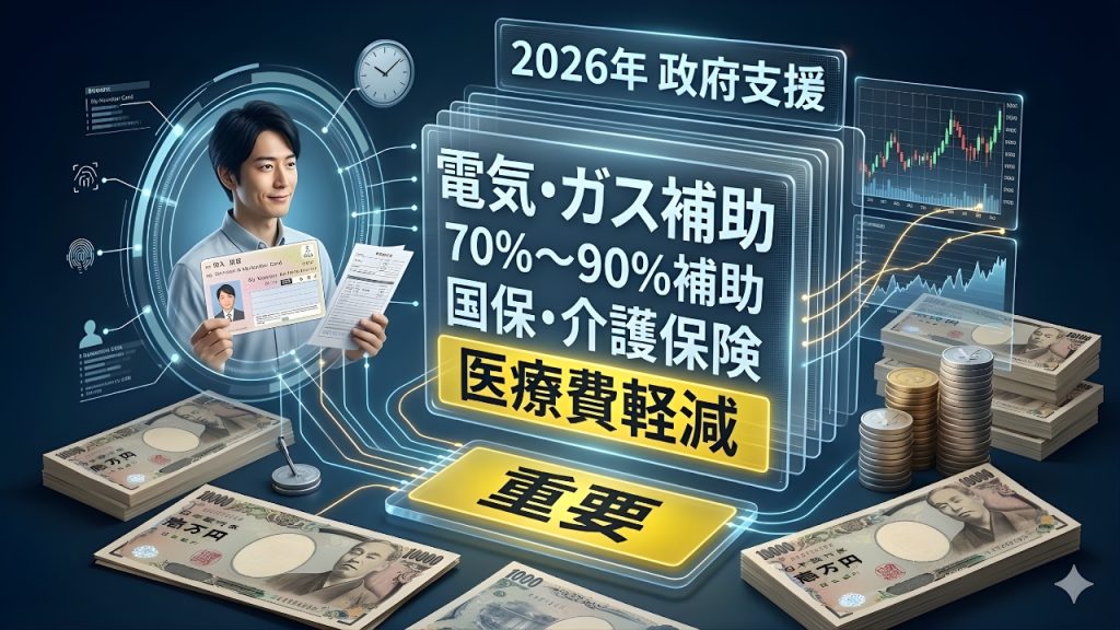 電気・ガス補助金2026｜家庭向け毎月7,000円の支援が今すぐ申請可能